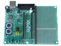 Development (motherboard) board for ADuC-H7020 header board