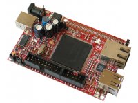uC Linux development prototype board with LPC2468 USB,ETHERNET, SD/MMC in credit card format