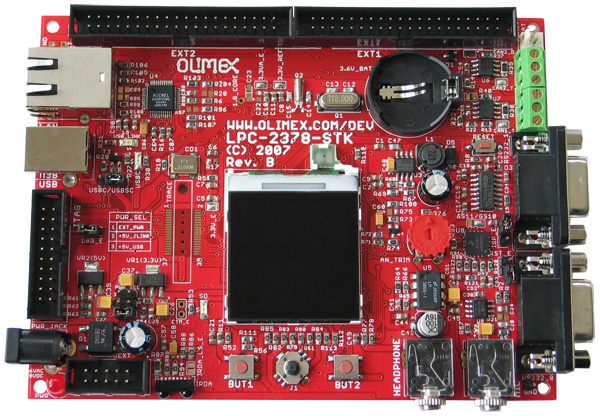 Audio in/out NXP LPC1830 Ethernet 2x USB microSD Header Board ARM 