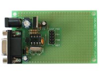 AVR microcontroller prototype board for 8 pin devices with STKxxx compatible 10 pin ICSP connector