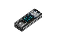 USB3.2 Type A female to Type C female adapter with power supply monitoring