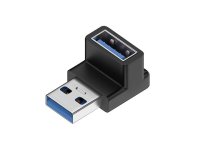 USB3.2 L shaped Type A male to Type A female adapter