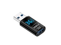 USB3.2 Type A male to Type A female adapter with power supply monitoring&amp;lt;br /&amp;gt;