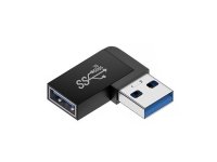 USB3.2 Right Angle Type A male to Type A female adapter