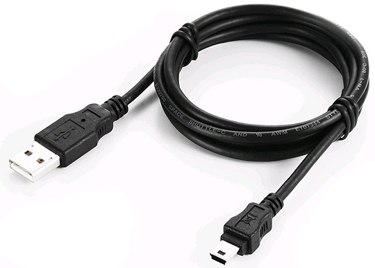 USB A to Mini Cable 1.8M