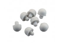 White rubber feets (10 pcs)