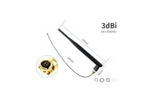 High performance omnidirectional LoRa EU 868 Mhz antenna with U.FL connector
