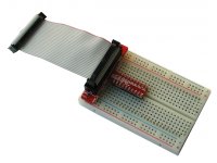 A DUINOMITE GPIO extension board perfect for breadboarding