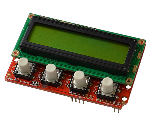SHIELD-LCD16x2 - Open Source Hardware Board