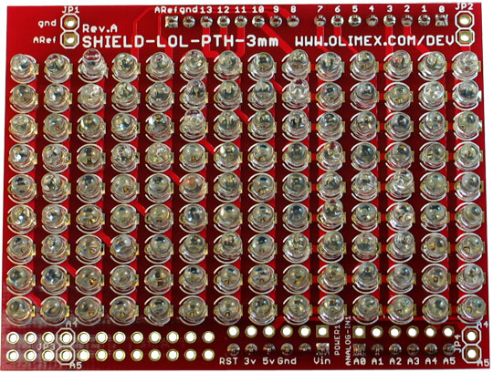 SHIELD-LOL-3MM-RED - Open Source Hardware Board