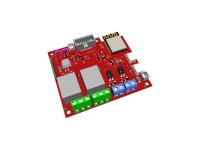 Dual band 2.4Ghz and 5Ghz WiFi 6, Bluetooth 5 LE, Zigbee, Thread, Matter development board with Relays, optoisolated inputs and LiPo battery UPS