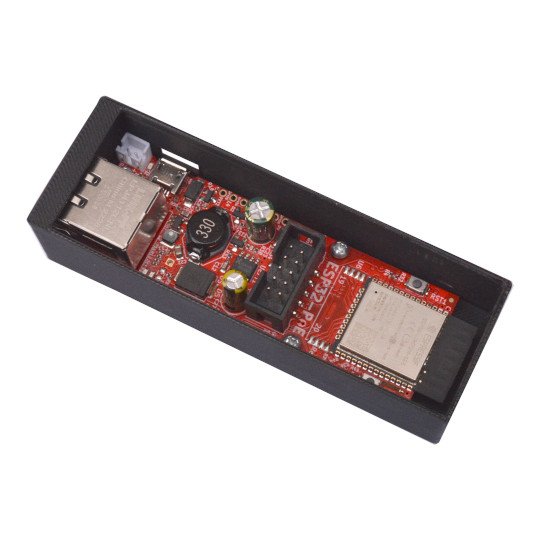 ESP32-POE IoT development board with 100Mb Ethernet, Power over Ethernet, WiFi, BLE, programmer