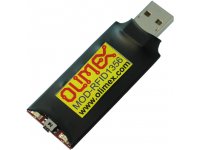 USB RFID reader for 13.56MHz TAGS with emulation of keyboard and RS232