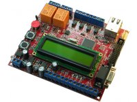 Web server TCP-IP development board with PIC18F97J60 pic microcontroller