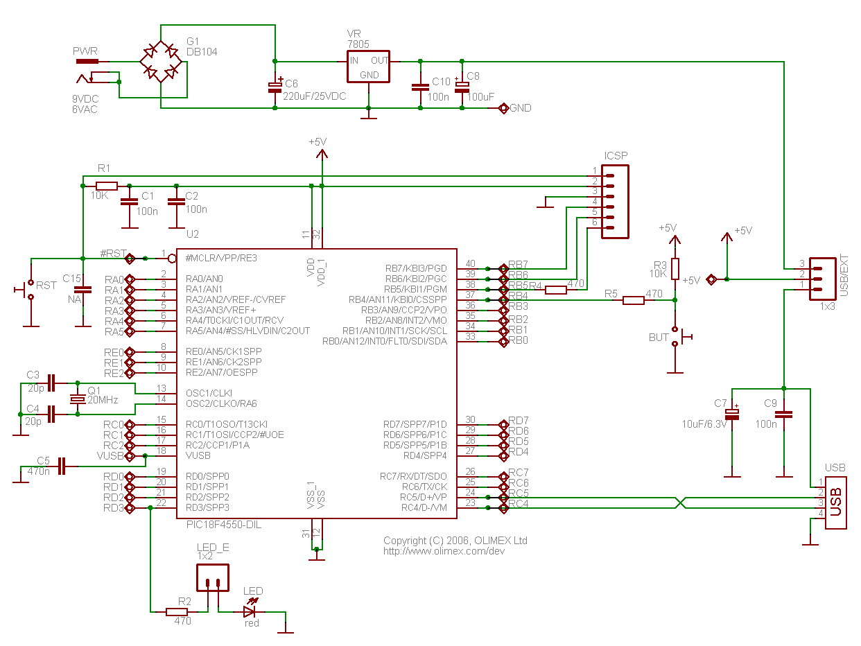 Ready for PIC - 40 Pin PIC Development Board with PIC18F45K22