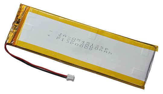 Rechargable LI-PO battery 3.7V 3000mAh with JST connector