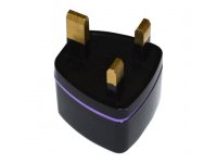 Power adapter from US and EU standard to UK power plug