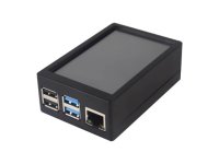 Raspberry Pi 5 LCD 3.5 inch 320x480 pixels display with touch screen panel and box with active cooler