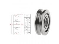 U-groove Guide Wheel 604UU 4x13x4mm