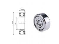 Single Row Ball bearing 624ZZ 4x13x5mm