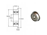 Falange Ball Bearing F623ZZ 3x10x4 mm