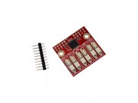 Dual DC motor driver 12V 1.2A with PWM and rotation direction
