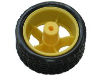 Plastic Toy robot Wheel 66x26 mm