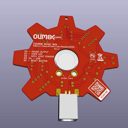 FOSDEM-MUSIC-BOX - Open Source Hardware Board