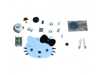 TuxCon Kitty badge soldering kit
