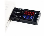 USB type A plug power meter with display Voltage Current